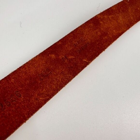 Vintage Banana Republic Women's Genuine Leather Buckle Waist Belt Brown Medium - Picture 4 of 14